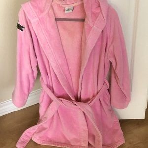 Lacoste warm pink robe size S